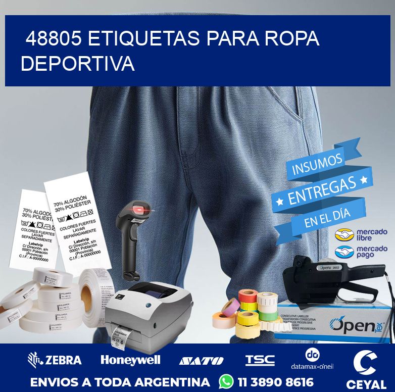 48805 ETIQUETAS PARA ROPA DEPORTIVA