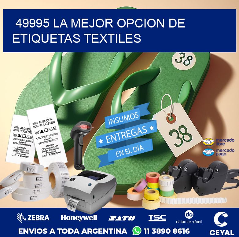 49995 LA MEJOR OPCION DE ETIQUETAS TEXTILES