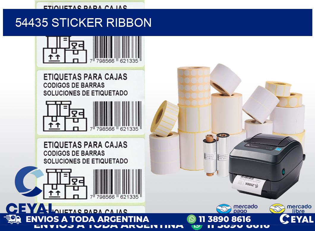 54435 sticker ribbon