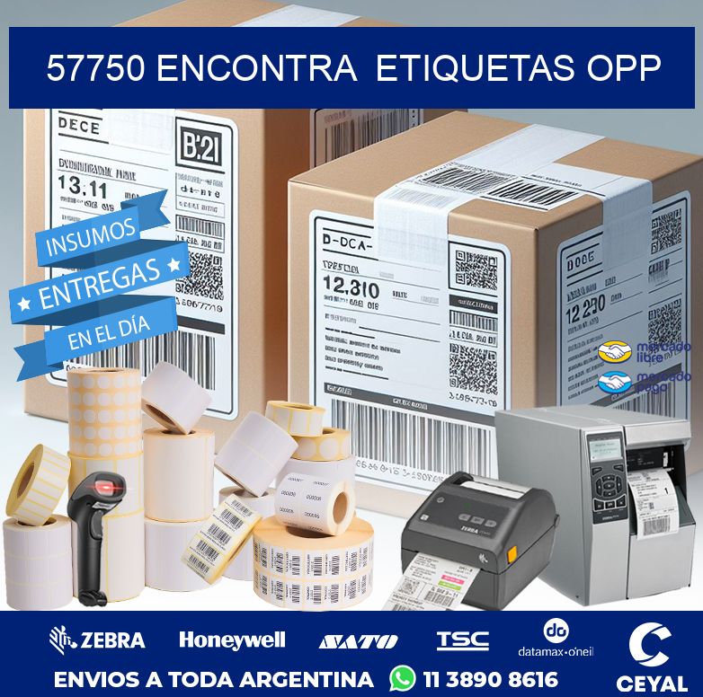 57750 ENCONTRA  ETIQUETAS OPP