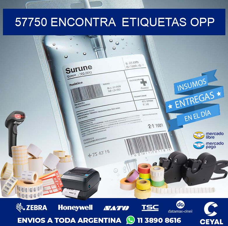 57750 ENCONTRA  ETIQUETAS OPP