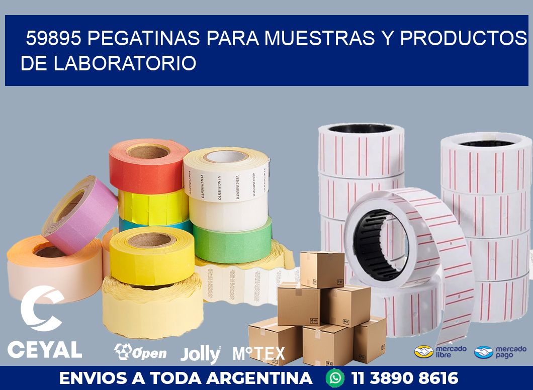 59895 PEGATINAS PARA MUESTRAS Y PRODUCTOS DE LABORATORIO