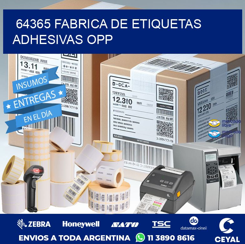 64365 FABRICA DE ETIQUETAS ADHESIVAS OPP