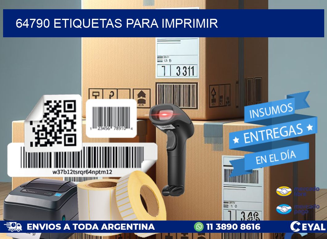 64790 etiquetas para imprimir