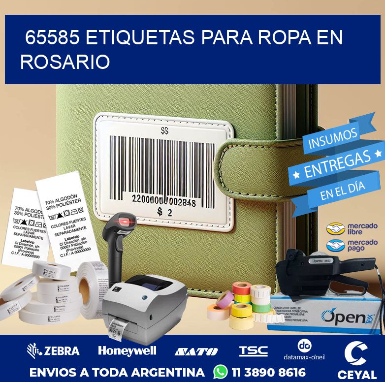 65585 ETIQUETAS PARA ROPA EN ROSARIO