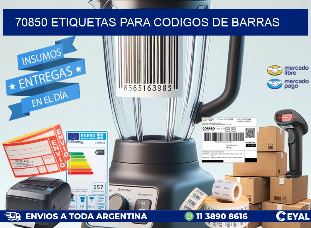 70850 ETIQUETAS PARA CODIGOS DE BARRAS