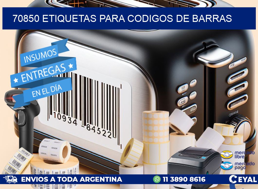 70850 ETIQUETAS PARA CODIGOS DE BARRAS