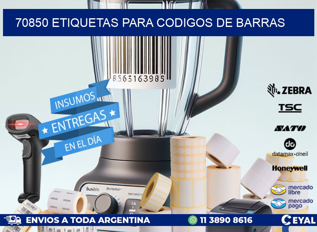 70850 ETIQUETAS PARA CODIGOS DE BARRAS