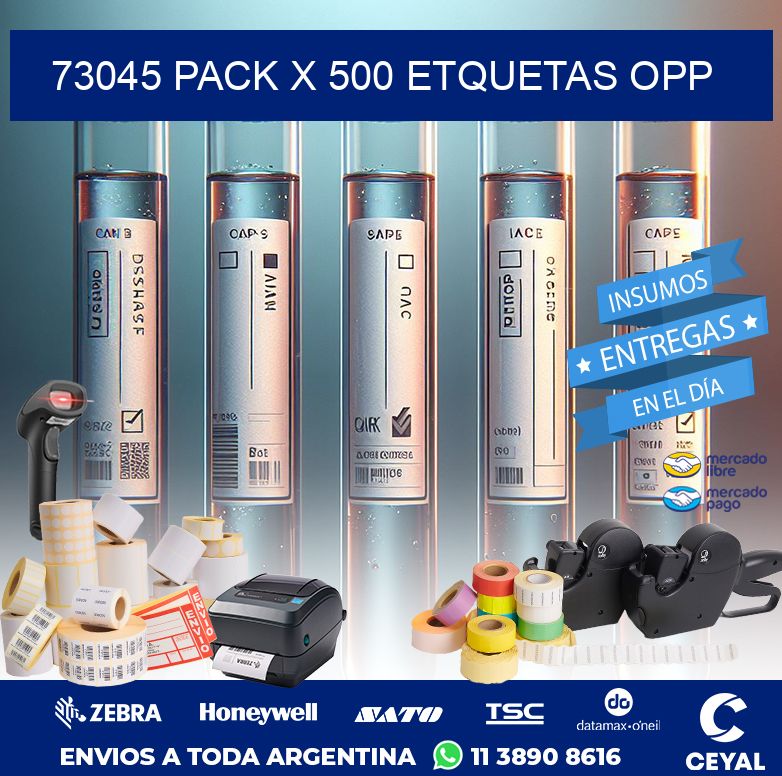 73045 PACK X 500 ETQUETAS OPP