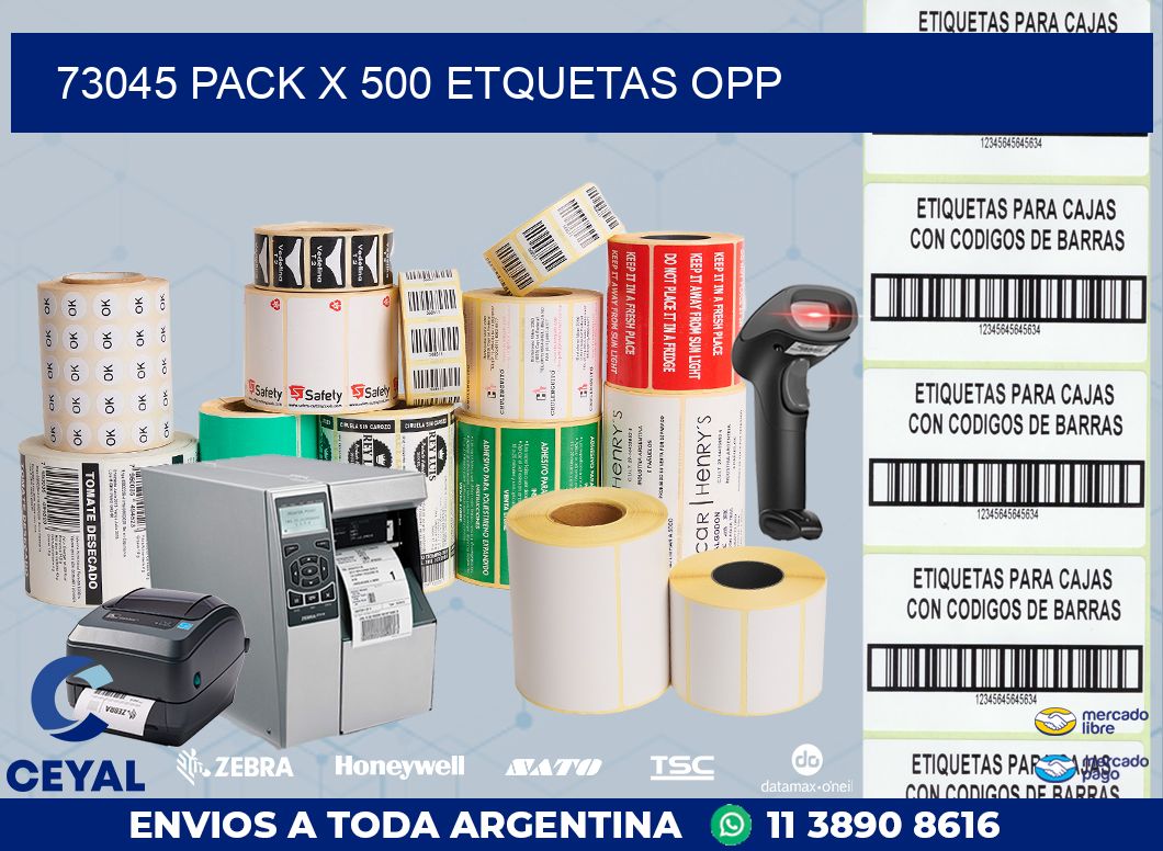 73045 PACK X 500 ETQUETAS OPP