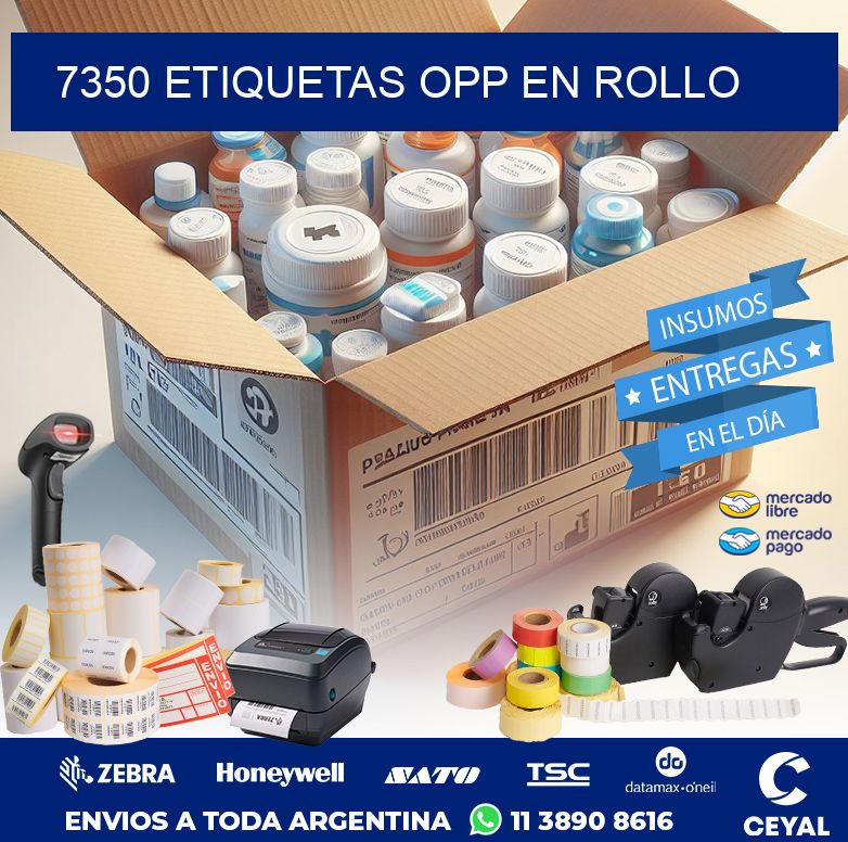 7350 ETIQUETAS OPP EN ROLLO