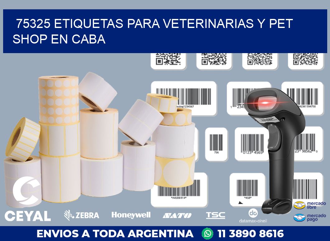 75325 ETIQUETAS PARA VETERINARIAS Y PET SHOP EN CABA
