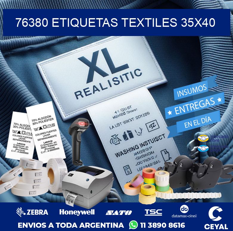 76380 ETIQUETAS TEXTILES 35X40