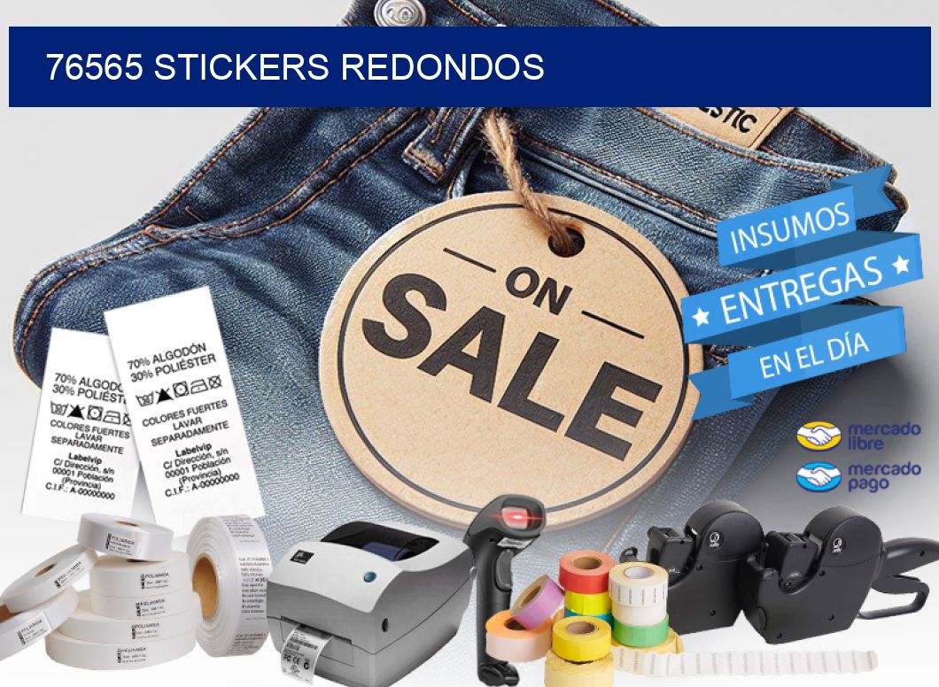 76565 STICKERS REDONDOS