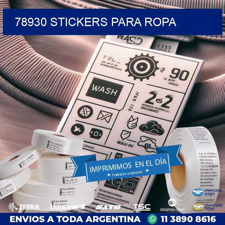 78930 STICKERS PARA ROPA