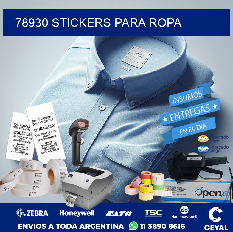 78930 STICKERS PARA ROPA
