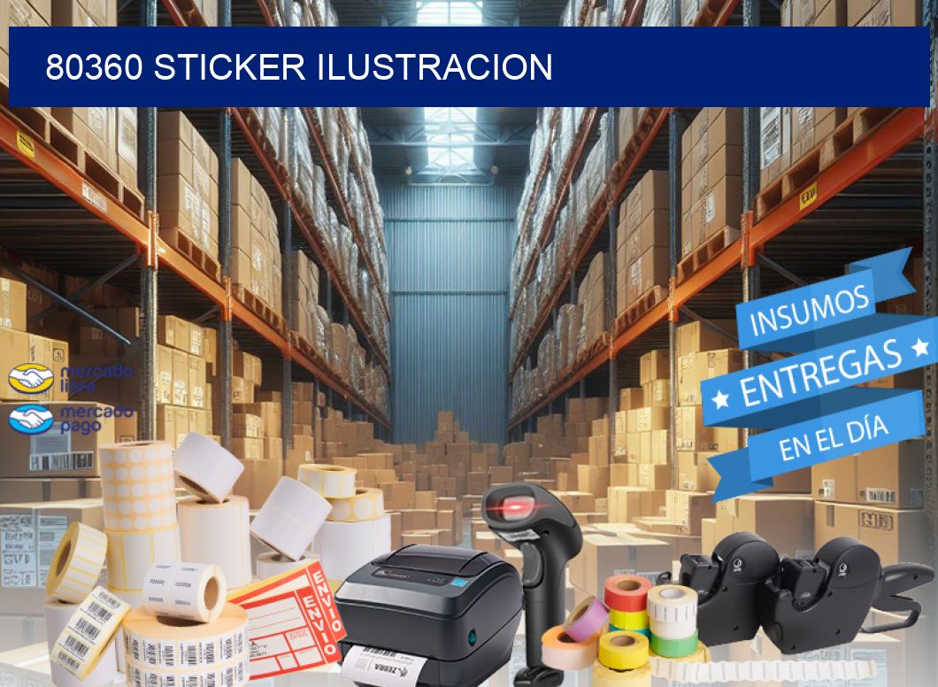80360 STICKER ILUSTRACION