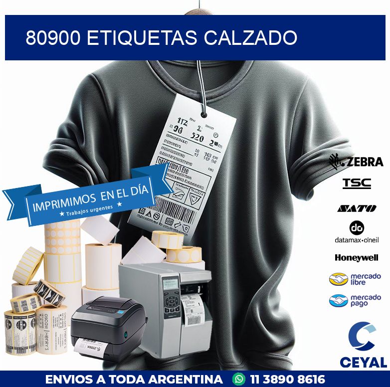 80900 ETIQUETAS CALZADO