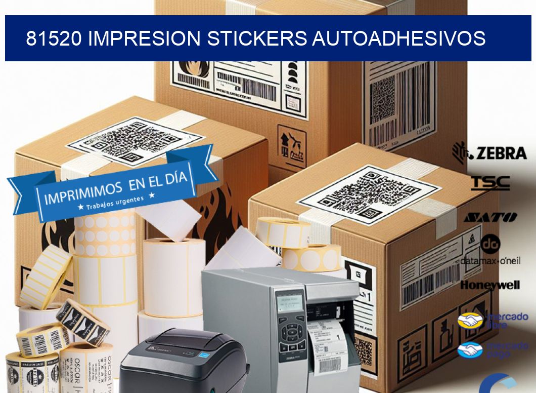 81520 Impresion stickers autoadhesivos