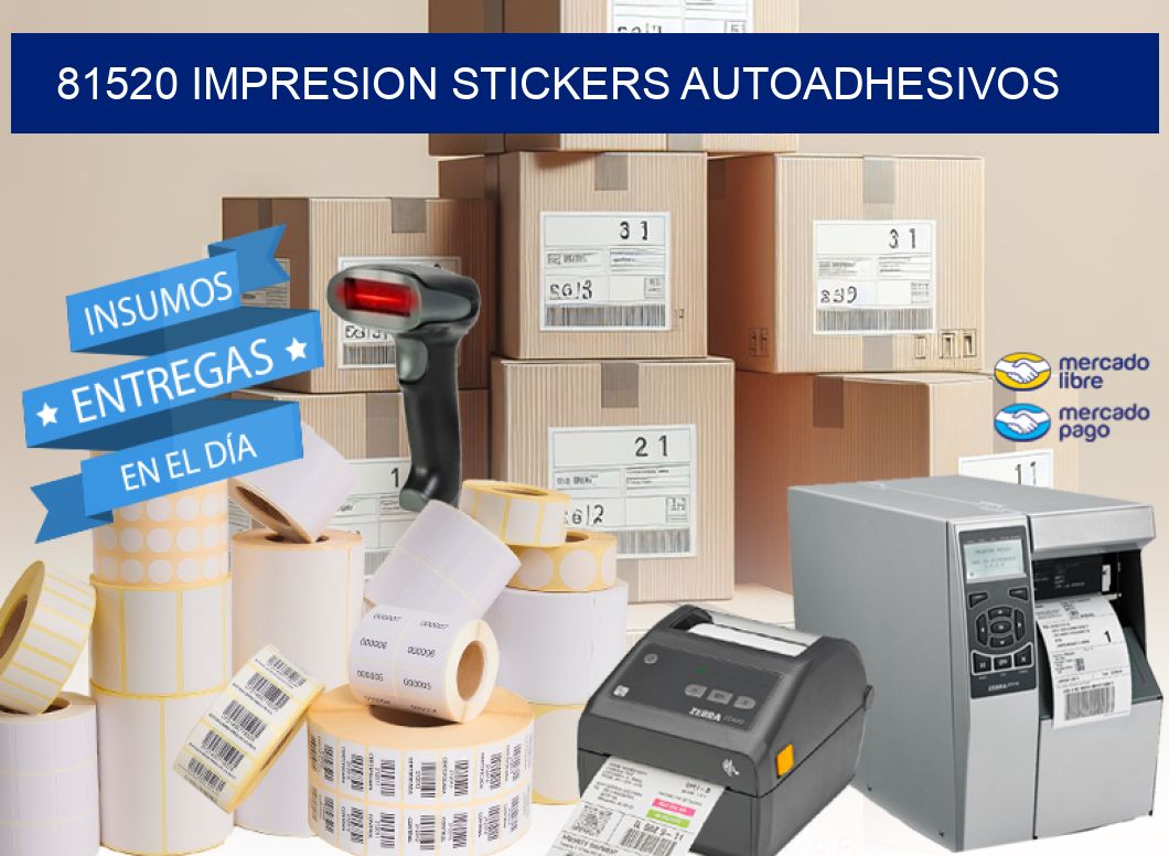 81520 Impresion stickers autoadhesivos