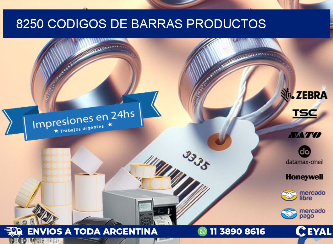 8250 codigos de barras productos
