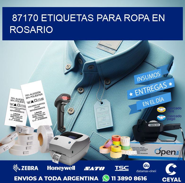 87170 ETIQUETAS PARA ROPA EN ROSARIO