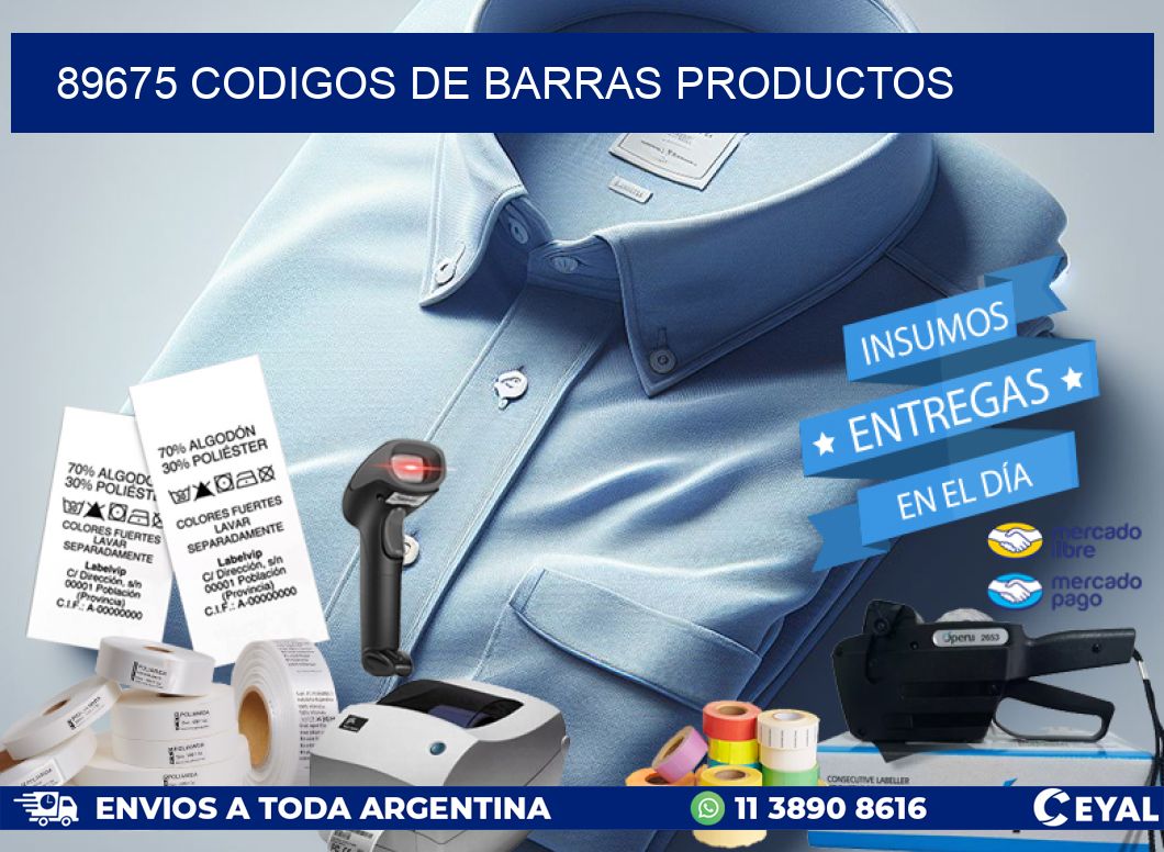 89675 Codigos de barras productos