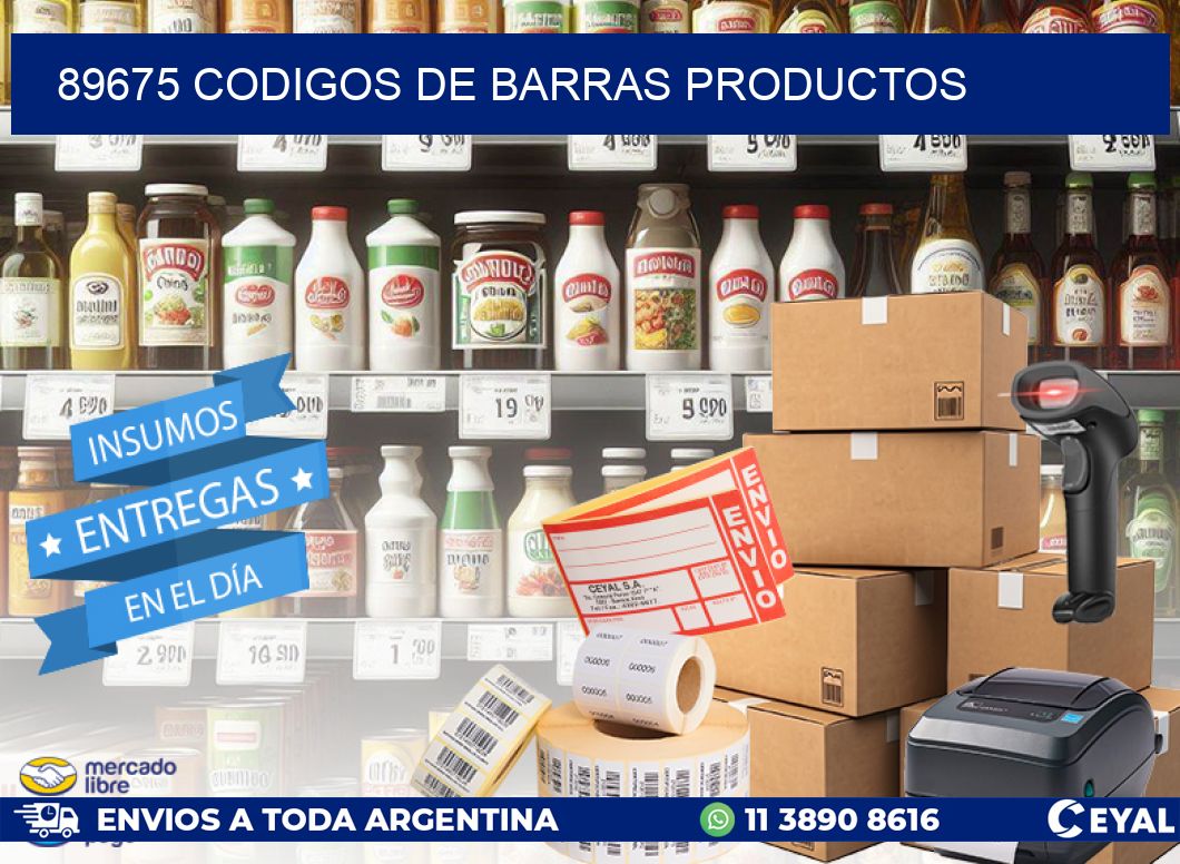 89675 Codigos de barras productos