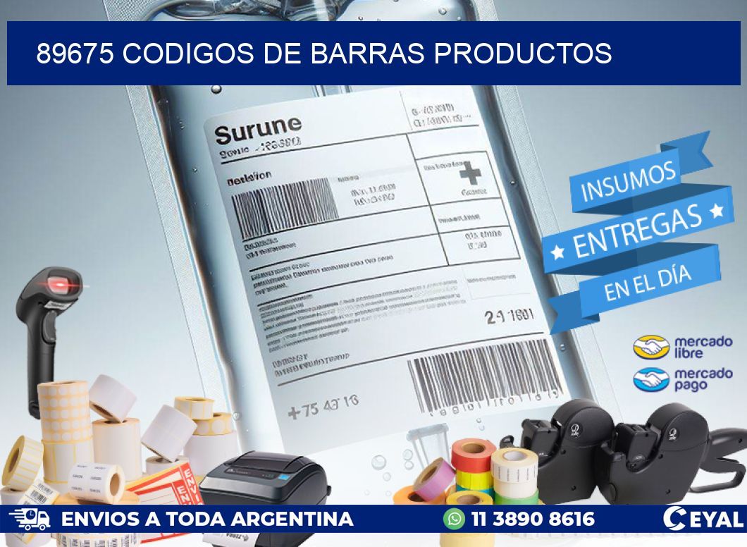 89675 Codigos de barras productos