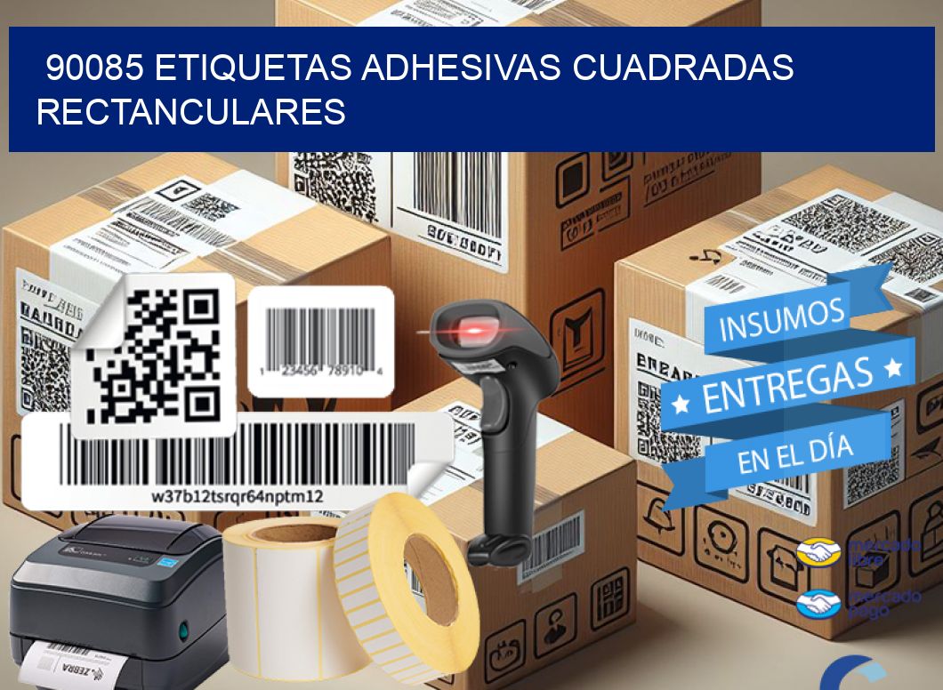90085 ETIQUETAS ADHESIVAS CUADRADAS RECTANCULARES