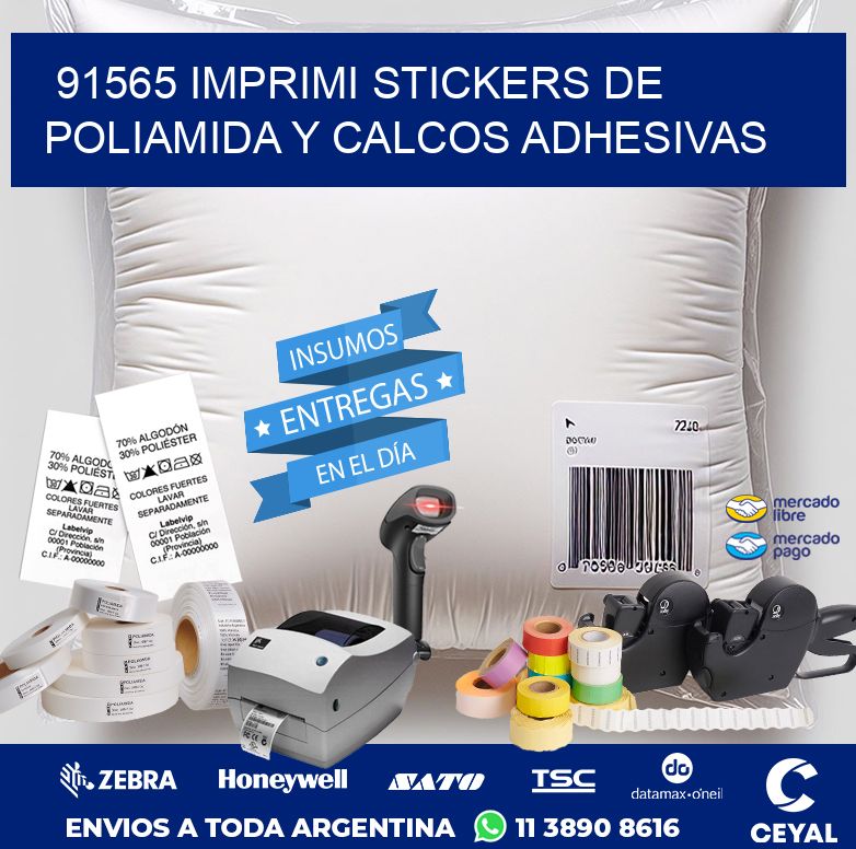 91565 IMPRIMI STICKERS DE POLIAMIDA Y CALCOS ADHESIVAS