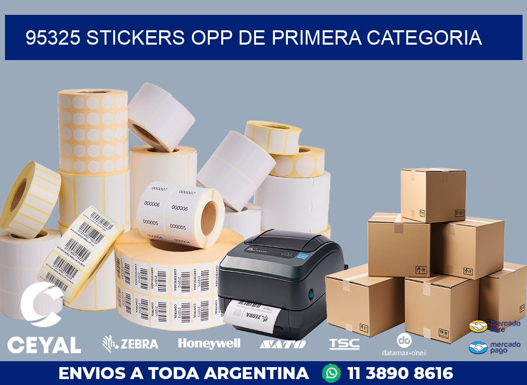 95325 STICKERS OPP DE PRIMERA CATEGORIA