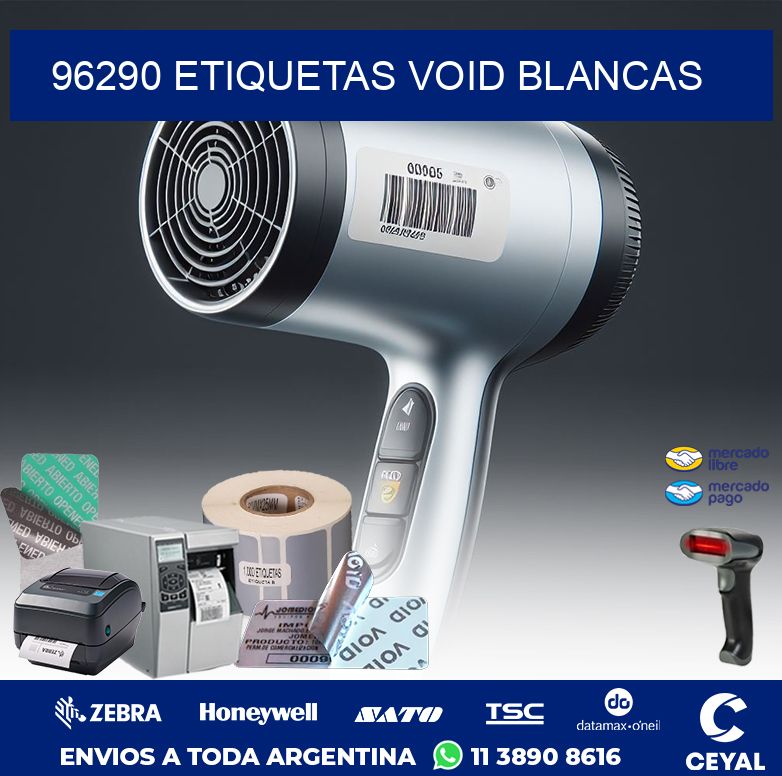 96290 ETIQUETAS VOID BLANCAS