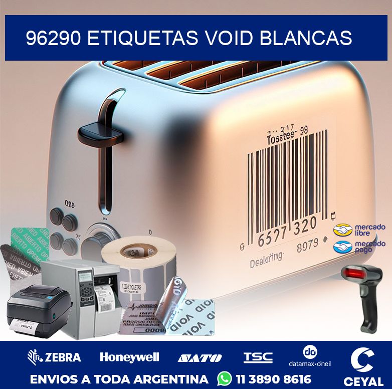 96290 ETIQUETAS VOID BLANCAS