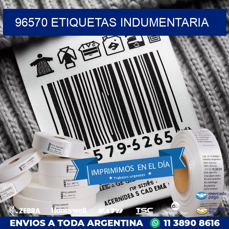 96570 ETIQUETAS INDUMENTARIA