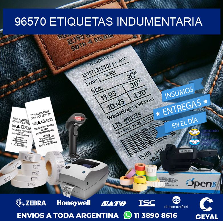 96570 ETIQUETAS INDUMENTARIA