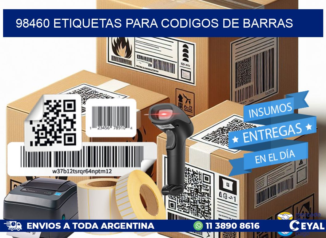 98460 ETIQUETAS PARA CODIGOS DE BARRAS