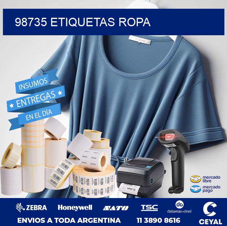 98735 ETIQUETAS ROPA