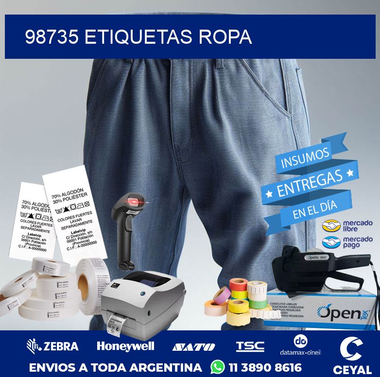 98735 ETIQUETAS ROPA