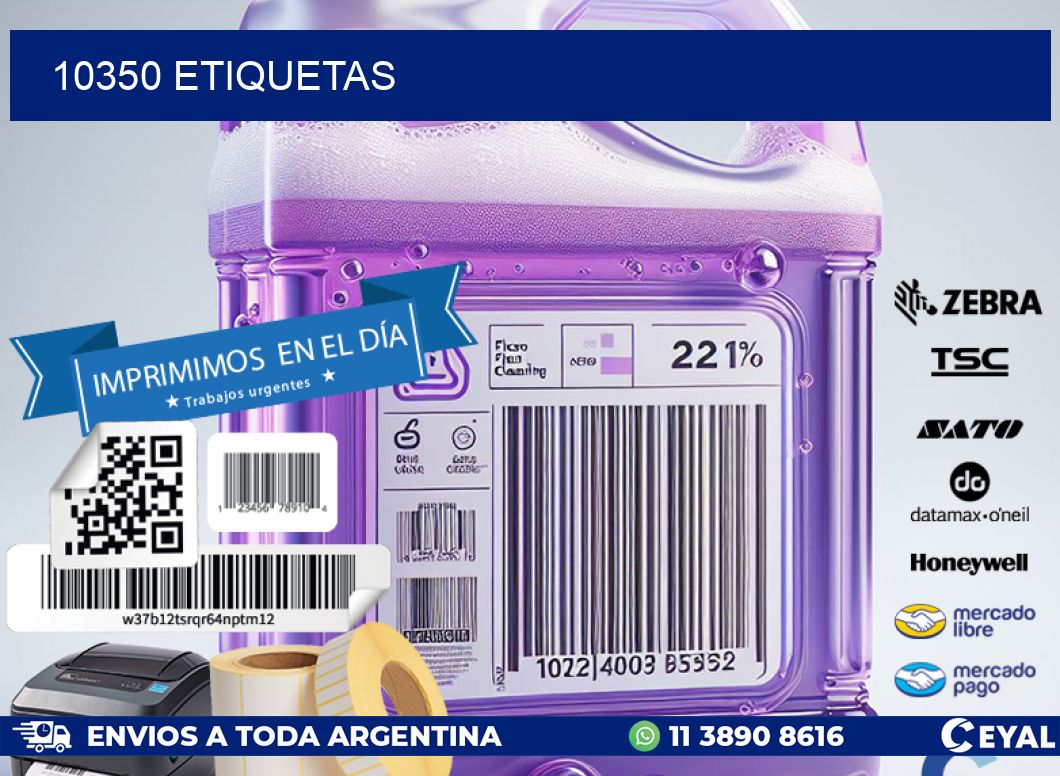 10350 ETIQUETAS