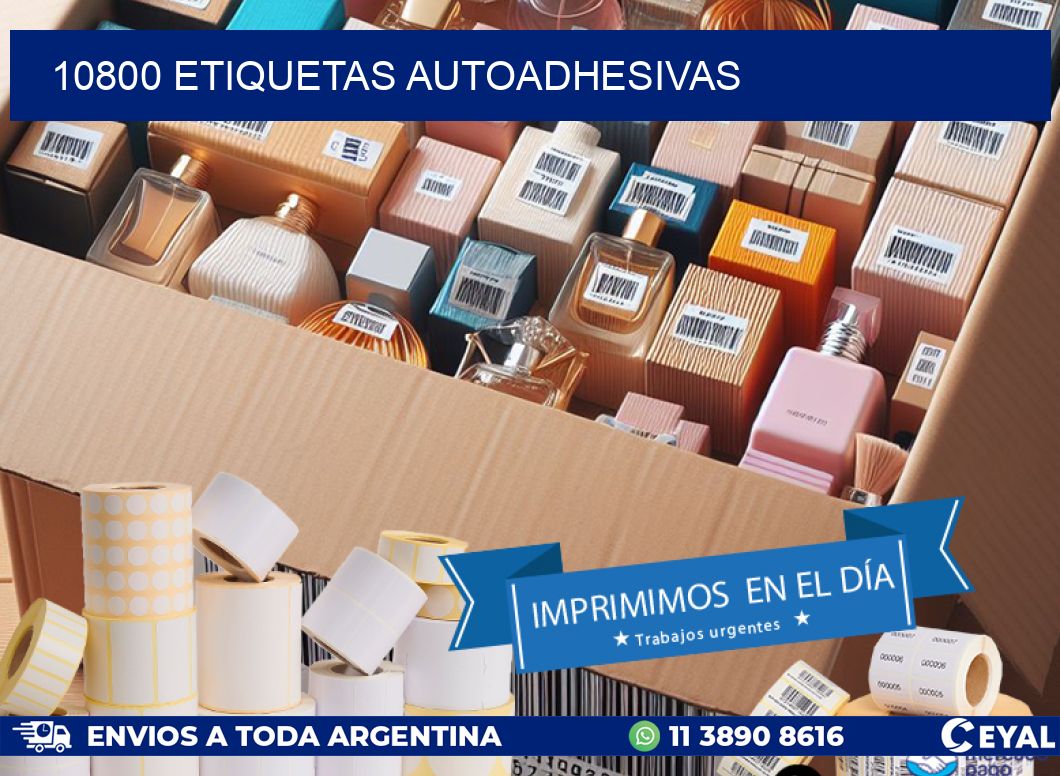 10800 ETIQUETAS AUTOADHESIVAS