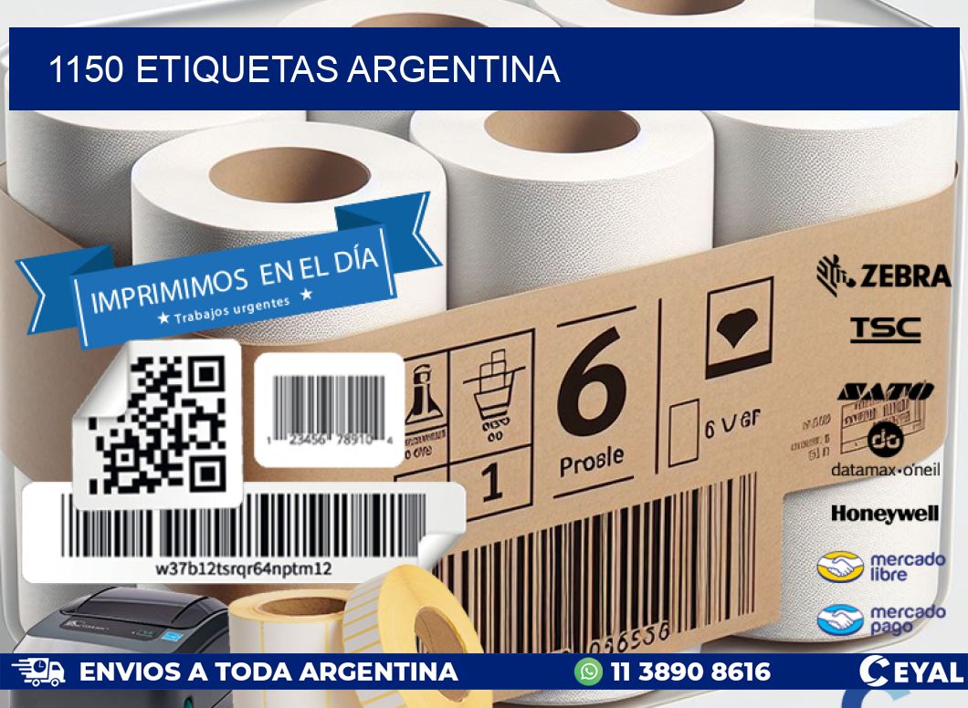 1150 ETIQUETAS ARGENTINA