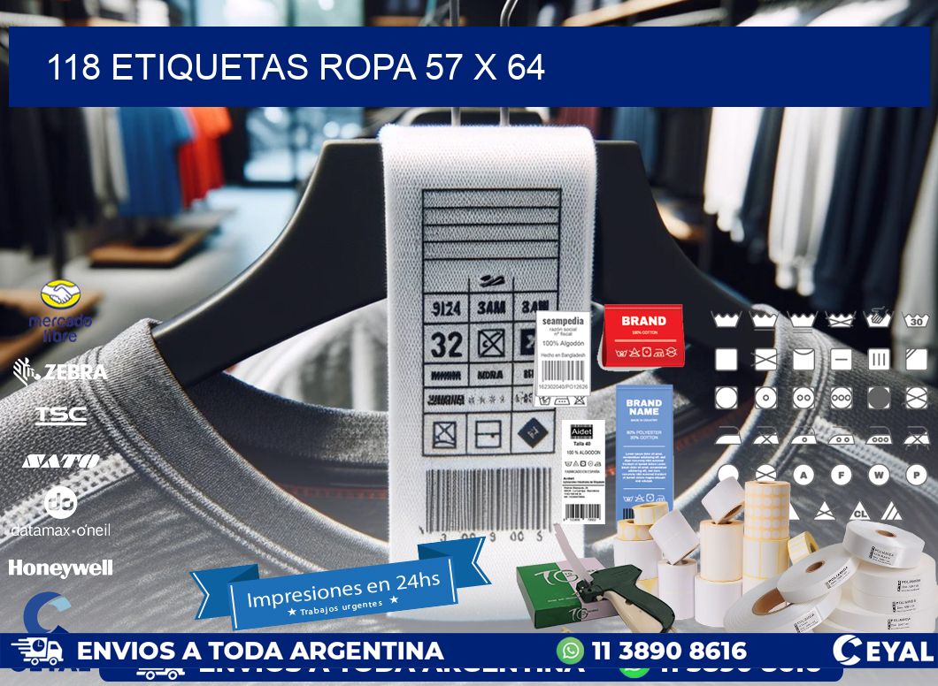118 ETIQUETAS ROPA 57 x 64