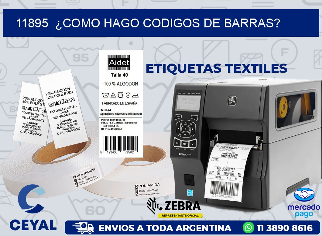 11895  ¿COMO HAGO CODIGOS DE BARRAS?