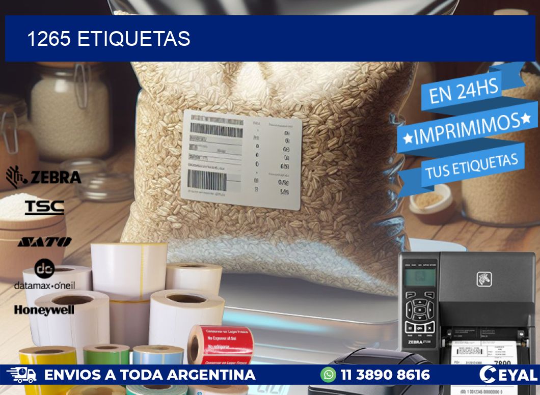 1265 ETIQUETAS