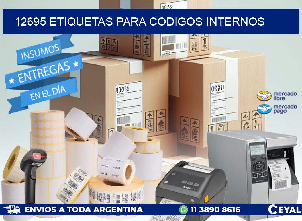 12695 ETIQUETAS PARA CODIGOS INTERNOS