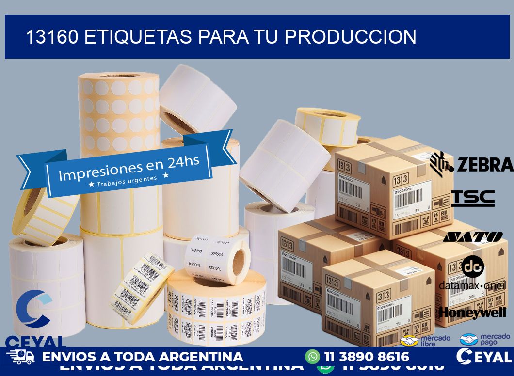 13160 ETIQUETAS PARA TU PRODUCCION
