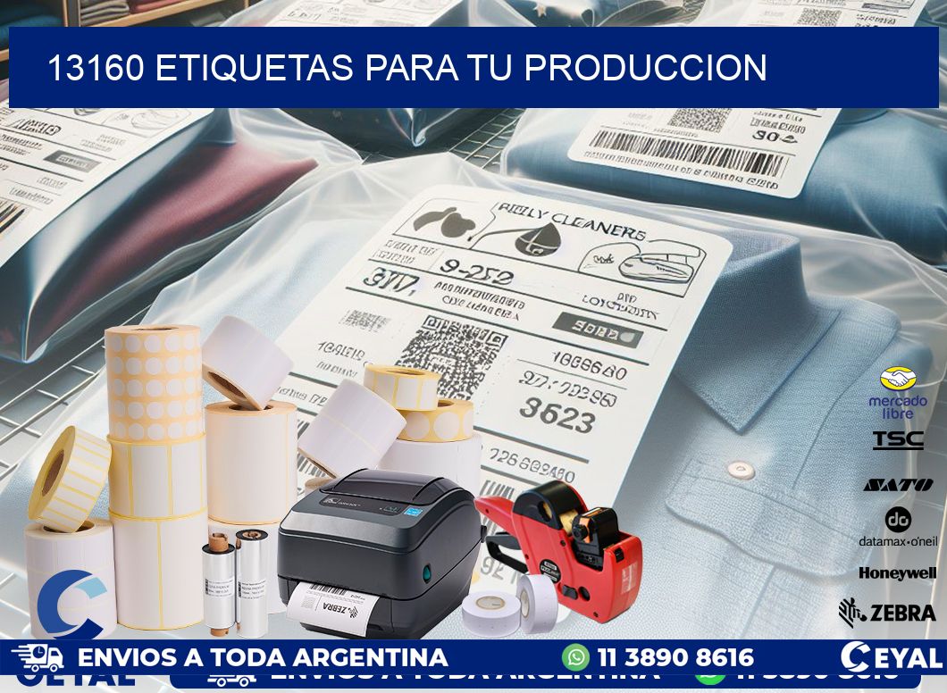 13160 ETIQUETAS PARA TU PRODUCCION