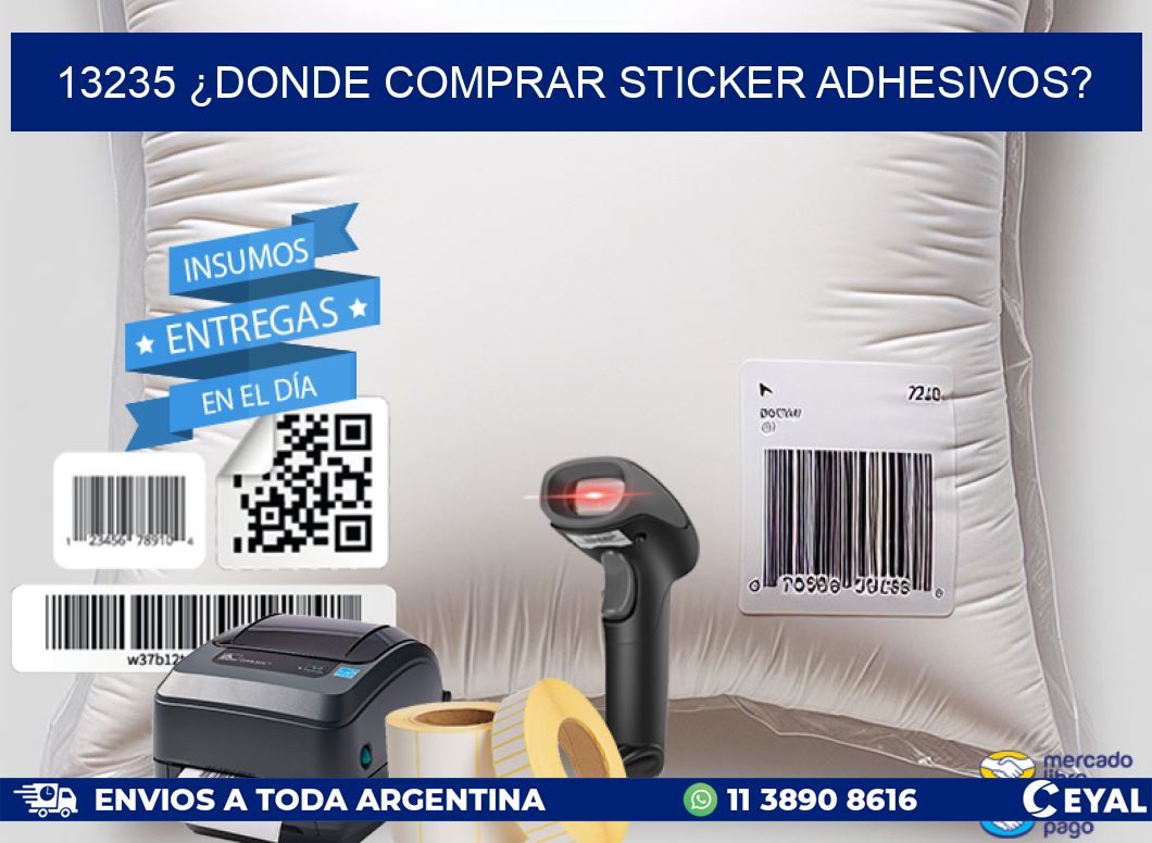 13235 ¿DONDE COMPRAR STICKER ADHESIVOS?