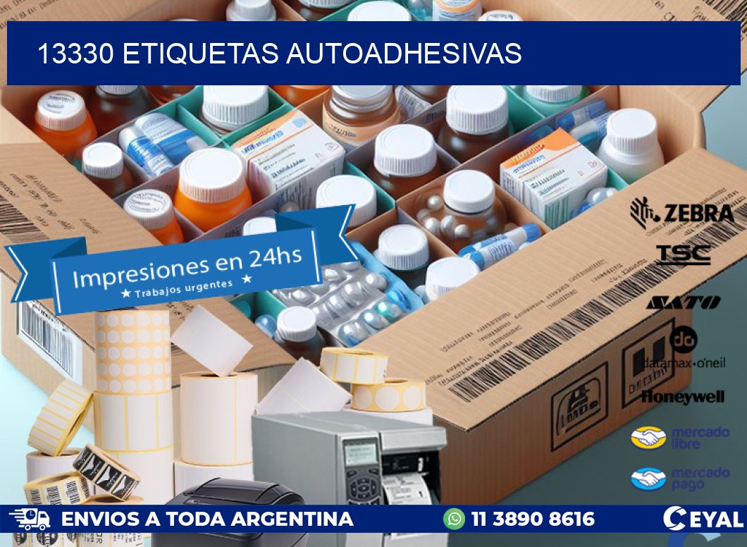 13330 ETIQUETAS AUTOADHESIVAS